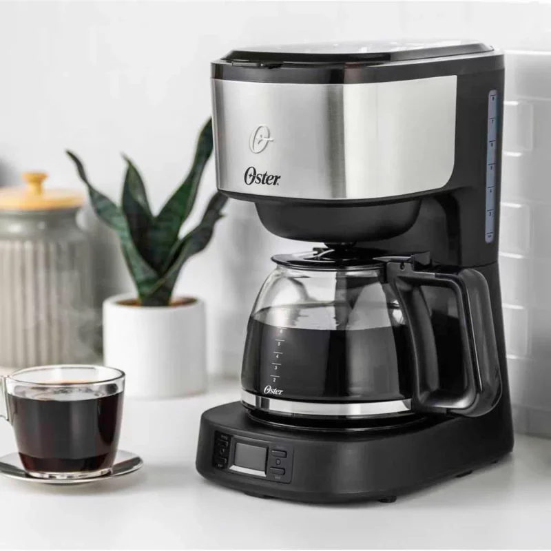 Cafetera Programable Oster Acero Inoxidable