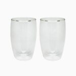 Set 2 Vasos Latte Doble Pared