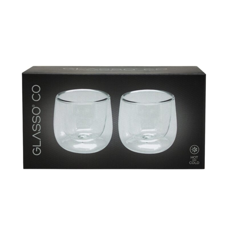 Set 2 Vasos Espresso Doble Pared