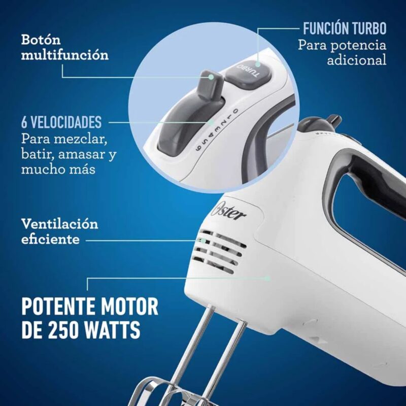 Batidora de Mano Oster 6 velocidades