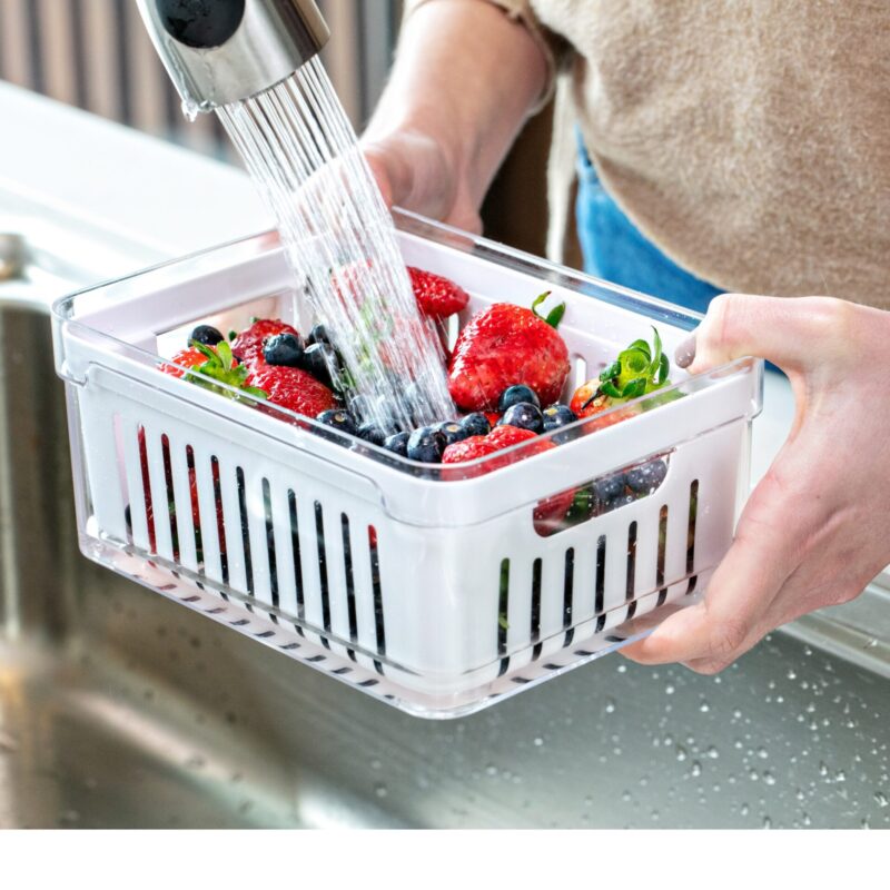 Organizador de Refrigerador con Cesta Clear Fresh OU