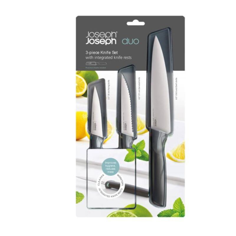 Set 3 Cuchillos Duo Opal Joseph Joseph